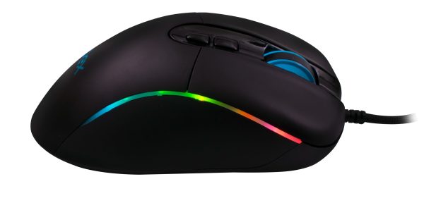 Mouse Gamer - Titan Ms318 - Rgb - 7 Botões - 14.400 Dpi - Pixart Pmw 3330