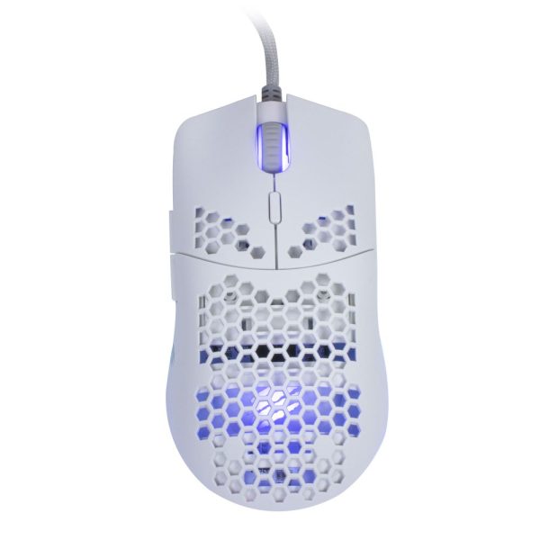 Mouse Gamer Ultra Leve - Dyon-x Ms322s - Rgb - 7 Botões - 6200 Dpi - Pixart 3327