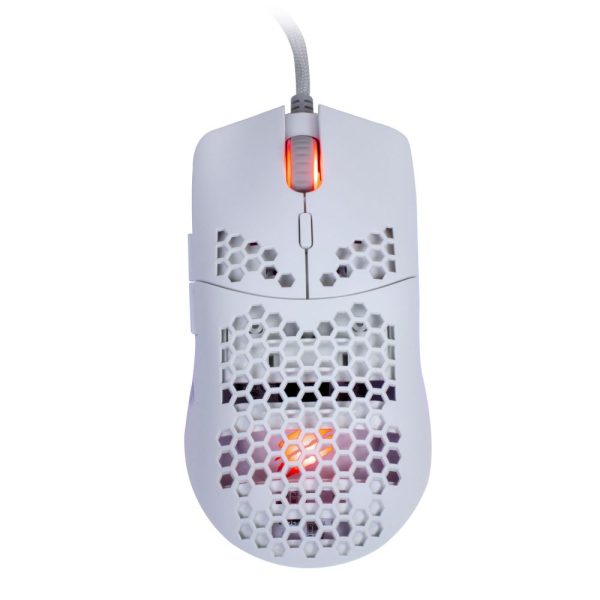 Mouse Gamer Ultra Leve - Dyon-x Ms322s - Rgb - 7 Botões - 6200 Dpi - Pixart 3327